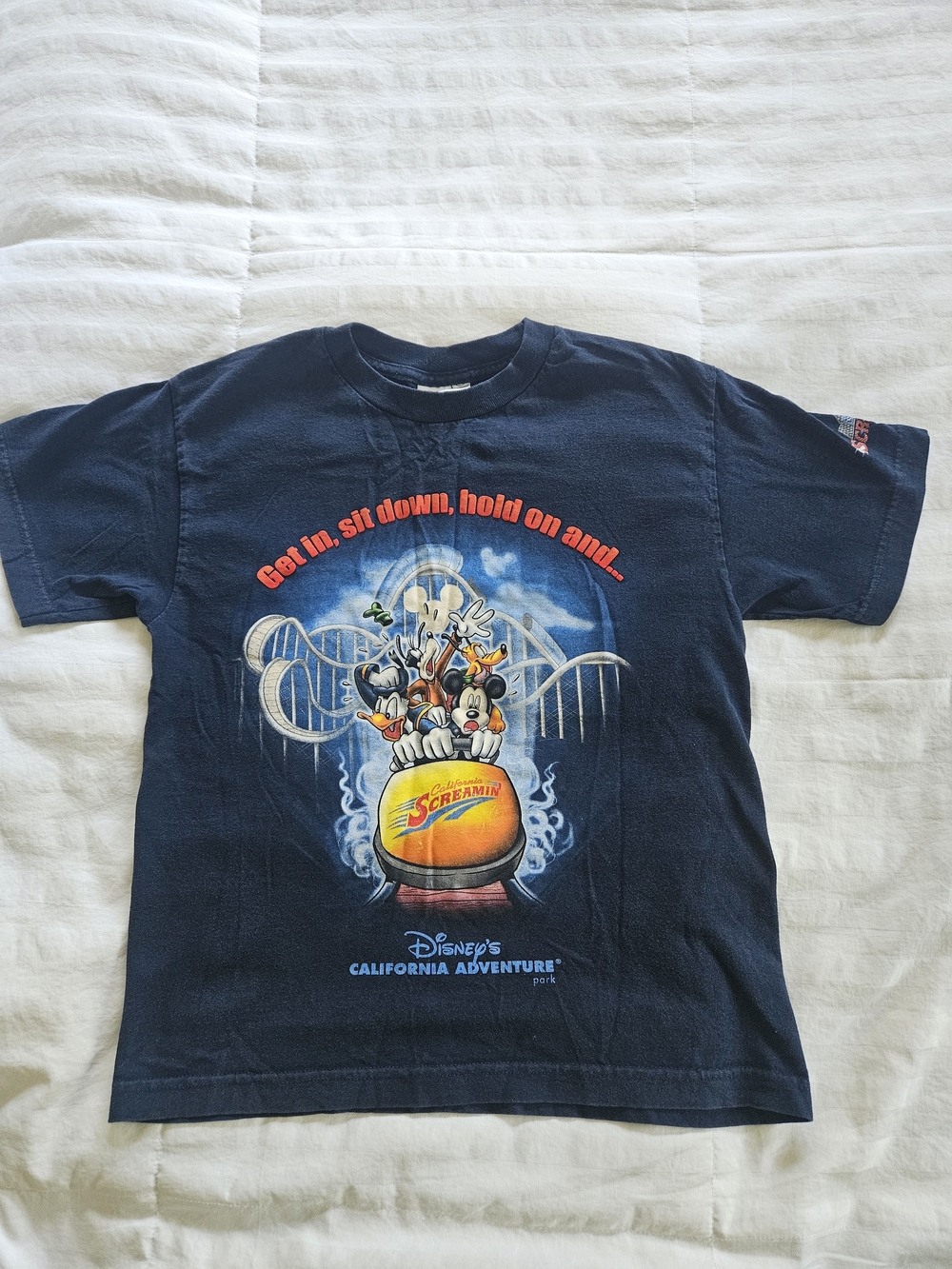 🦋Disney California Adventure's Screamin' Ride Retired 2018 Size Youth Large